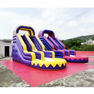Glissière d'eau gonflable pour enfants, jeux d'arrière-cour, glissades d'eau pour miniature, pour <span class=keywords><strong>piscine</strong></span>, course à obstacles, maison gonflable, 240 pieds 15 pieds - Product Image 1