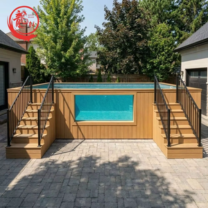 <span class=keywords><strong>Piscine</strong></span> extérieure compacte, <span class=keywords><strong>jacuzzi</strong></span>, bassin de plongeon en bois, spa de nage, <span class=keywords><strong>piscine</strong></span> <span class=keywords><strong>hors</strong></span> sol en fibre de verre pour enfants - Product Image 1