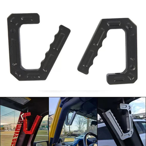 Juego de 2 Manijas Delanteras de Aleación de Aluminio para Jeep Wrangler JK 2007-2018 - Product Image 2
