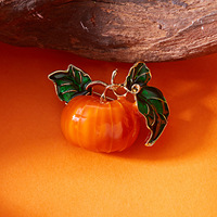 Broches de revers en alliage plaqué, best-seller transfrontalier, vente en gros d'usine, pour Halloween, avec des citrouilles souriantes amusantes