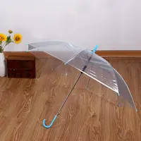 Custom Transparent Logo Printing Disposable Umbrella