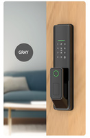 Palanca inteligente cerradura de puerta de casa WIFI Zigbee Compatible aleación de aluminio PIN contraseña lector de huellas dactilares teclado Digital pantalla táctil