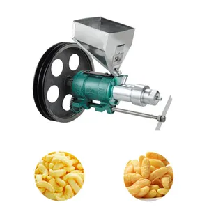 Kleiner guter Preis Ringform Puffed Snack Extruder für Hohl Rod Volumen Corn Puffing machen Maschine Corn Puff Snack Food machen m