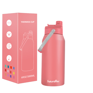 Haute qualité 40oz voyage 304 acier inoxydable isolé sous vide flacon à vide Sport bouteille d'eau flacon avec 2 couvercles bouteille pour l'eau - Product Image 1