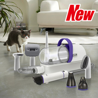 Kit de toilettage pour animaux de compagnie de qualité supérieure 7 en 1, aspirateur puissant pour poils de chien et de chat