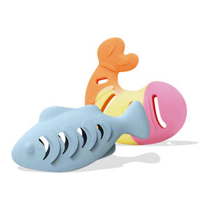 Jouet à mâcher en silicone écologique infusé à la catnip pour chatons, soulagement des dents molaires et nettoyage dentaire, jouet anti-ennui pour animaux de compagnie - Product Image 1