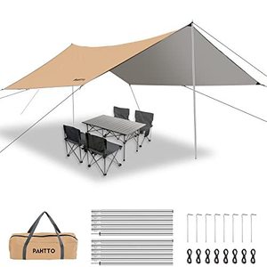 Bâche de camping à fixer sur des poteaux, imperméable, 1000-1500 mm, tente de survie <span class=keywords><strong>ultra</strong></span>-légère en polyester, activités estivales en plein air, randonnée, voyage - Product Image 5