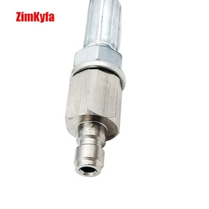 สายเติมลมแรงดันสูง Zimakyfa ขนาด 36 นิ้ว 90 ซม. สีดำ ทำจากสแตนเลส สำหรับสถานีเติมลม HPA ระบบชาร์จพร้อมเกลียวต่อ M10 รองรับแรงดัน 3000psi - Product Image 6