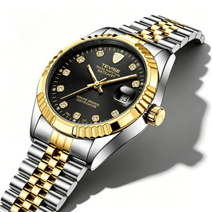 Orologio da Polso Meccanico Automatico da <span class=keywords><strong>Uomo</strong></span> in Acciaio Inossidabile Bicolore Oro, con Opzioni Multicolore, Stile Datejust per Role - Product Image 3