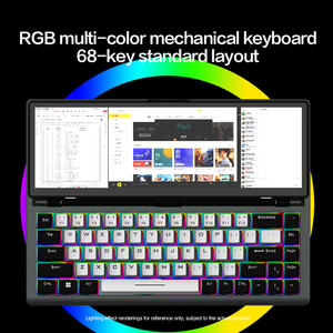 Pantalla de expansión táctil de 12,3 pulgadas con cable E-Sports Gaming Teclado mecánico Máquina de expansión de escritorio multifuncional RGB retroiluminada - Product Image 5