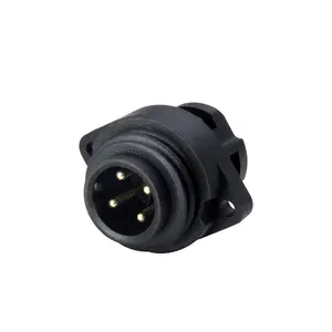 3+pe 4 Pin Plug Ip67 Waterproof Industrial Screw Termination Connector