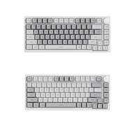 Clavier mécanique de jeu sans fil 2,4 G Ajazz AK820 avec éclairage LED RGB filaire, 75 %