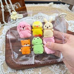 New Viral Mini <b>Squishy</b> Toys - Kawaii Soft Slow Rising Fidget Toys for Stress Relief & Anxiety, Silicone Cute Animal Squeeze Toys - Product Image 2