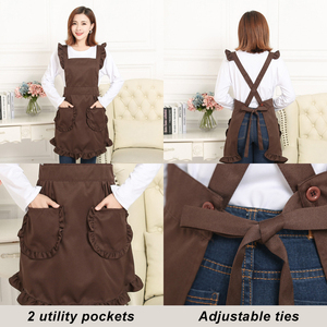 Grembiule da Cucina per Donna in Cotone 100% Stile Retrò con Volant Vintage all'Ingrosso - Product Image 5