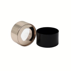 <b>Biodegradable</b> Customized Gold Cardpaper Sleeve Round Can Packaging Cosmetics Skincare Cream Kraft Paper Box with Embossing - Product Image 4