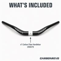 Guidon de trottinette électrique Carbonrevo réglable en hauteur pour les longues distances, léger et compatible