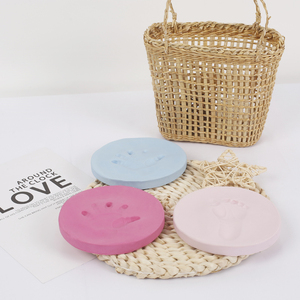 Huella de mano para bebé recién nacido, regalo conmemorativo de cien días, uso DIY, huella de mano con incrustaciones, huella de mano para recién nacido - Product Image 1