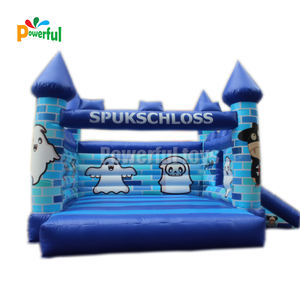 Jeux gonflable gonflable pour enfants, terrain de jeux bleu, château gonflable, maison pour Halloween - Product Image 2