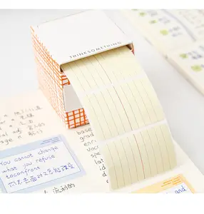 Type de machine extractible Notes autocollantes Étiquette d'index Série de notes Bloc-notes Étudiant Bureau Boîte à notes autocollantes