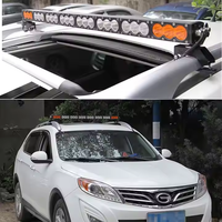 12V 24V simple rangée 60 120 240W LED lumière de travail deux couleurs Auto LED barre lumineuse pour tout-terrain modifié toit avant brouillard conduite lampe ATV