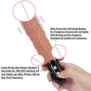 Consolador vibrador con batería para mujeres, masturbador femenino, Juguetes sexuales eróticos para adultos, masajeador - Product Image 5