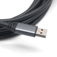 Kabel Ekstensi Aktif USB 3.0 5Gbps Berpelindung Kepang 15m Tipe A Male ke Female untuk Printer & Komputer