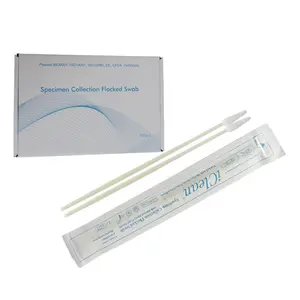 Disposable Sterile Vaginal Swab Disposable Nylon Urethra Vaginal Female Gynecology Cervical Sterile Sampling Specimen Collection Swabs Stick Nylon Flocked