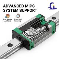 Guía Lineal de Acero para Rodamientos de Alta Precisión FULEX FGHW45CA de 1000 mm |   Sistema de Control PLC para Máquina CNC, Motor de 1 kg, 1 Año de Garantía