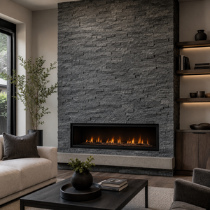 Black Quartzite Slate Flag Slab Exterior Wall Cladding Split Surface Contemporary Design Durable AntAcid Resistance - Product Image 4