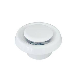 Difusor de válvulas de aire redondo de Venta caliente, rejillas de ventilación de plástico, rejillas de ventilación de techo de pared para uso en ventilación de la <span class=keywords><strong>casa</strong></span> - Product Image 3
