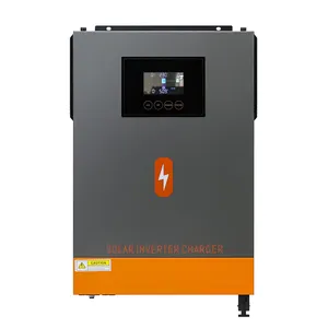 Sunpolo 6Kw 6000W 6000 watts 48V MPPT Sistema de energia solar de onda senoidal pura DC para AC inversor solar híbrido fora da rede