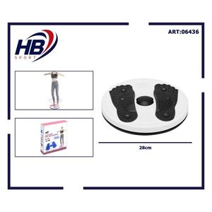 Ceinture amincissante sans fil noire à torsion pour la taille, pratique et efficace - Product Image 3