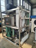 Machine industrielle de fabrication de glace en tubes, 1-5 tonnes par jour, avec compresseur, pour usines de glace alimentaire, haute productivité