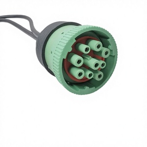 Кабель-адаптер Custom J1939 Green Type 2 (9-контактный) на OBD2 (16-контактный) для диагностики и передачи данных - Product Image 3