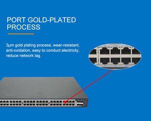 10G SFP + cổng 48 GE đồng cổng L2 quản lý Gigabit mạng thương mại <span class=keywords><strong>Ethernet</strong></span> chuyển đổi - Product Image 4