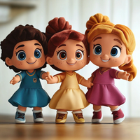 Peluche personnalisée OEM d'usine personnages de dessins animés personnalisés poupées en peluche créez votre propre conception fabricants de poupées Peluche personnalisées