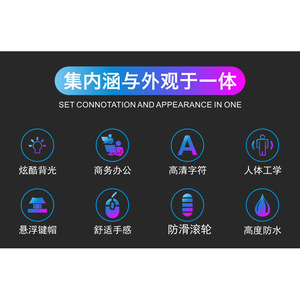 G21B Gaming Keyboard Mouse Combo 104 <b>Keys</b> RGB Backlit Mechanical Wired <b>USB</b> English With Multimedia <b>Keys</b> - Product Image 3