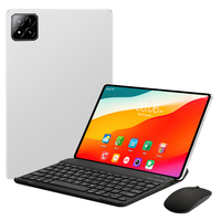 Tablette PC Android 15 tout-en-un 10,1 pouces PAD 7S 8+256 Go avec clavier, étui et souris pour le travail de bureau, adultes et enfants, modèle 2026