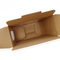 Emballage Brownie blanc avec anse Boîte en carton papier kraft pour gâteau
