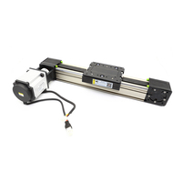 Module linéaire à entraînement par courroie LH60125, actionneur linéaire électrique haute vitesse et économique, 12V 24V, course effective de 0 mm à 4000 mm