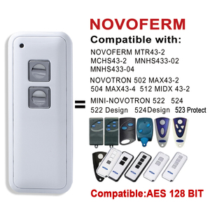 100% Compatible avec NOVOFERM AES 128 BIT Code <span class=keywords><strong>Garage</strong></span> Télécommande 2 Boutons Porte Ouvre-Porte - Product Image 6