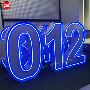 Bomboniere per fiori da sposa, grandi lettere d'<span class=keywords><strong>amore</strong></span> al neon 3d per decorazioni nuziali - Product Image 3