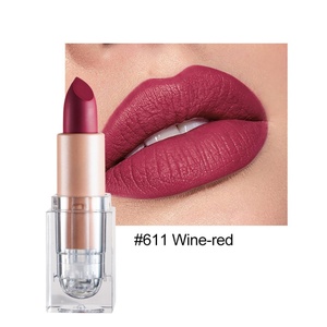 Handaiyan nuevo 12 colores rosa maquillaje lápiz labial pequeño orden seda Velvetenn niebla duradera cubo de hielo desnudo mate lápiz labial - Product Image 5