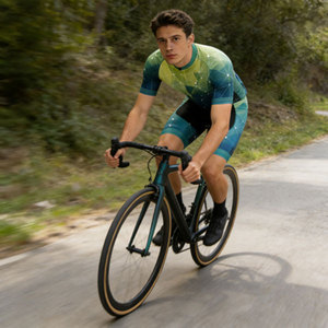 Conjunto de Ciclismo Reversible Transpirable de Secado Rápido que Absorbe la Humedad, Elástico en Cuatro Direcciones, Personalizable para Equipos, Uniforme Unisex de Manga Corta y Larga - Product Image 1