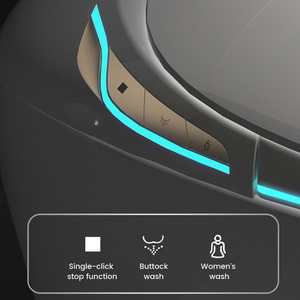 Inodoro Inteligente Todo en Uno Completamente Automático con Forma de Huevo y Control Remoto, Bidé Eléctrico Inteligente para Uso Doméstico - Product Image 3