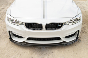 คาร์บอนไฟเบอร์ M3 M4 <span class=keywords><strong>V</strong></span> สไตล์รถด้านหน้าลิปสปอยเลอร์สำหรับ BMW F80 F82 M3 M4 2015-2019 - Product Image 3
