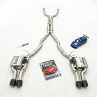 Système d'échappement Valvetronic SDO pour BMW M5 E60 5.0L 2005-2010 Performance en acier inoxydable Catback avec embouts quadruples en fibre de carbone