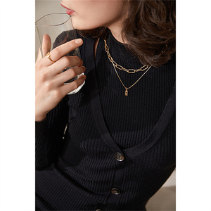 ชุดเดรสทำงานแขนยาวสำหรับผู้หญิงชุดเดรสทางการแขนยาวแบบถักตามสั่ง - Product Image 5