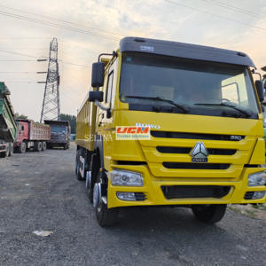 Camion à benne basculante HOWO d'occasion de haute qualité, conduite à gauche ou à droite, 8*4, à vendre - Product Image 5