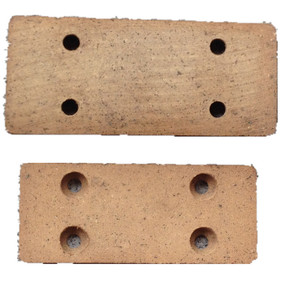 Plaquettes de frein pour ascenseur Mitsubishi 88X38X8, pièces industrielles de freinage en acier - Product Image 1